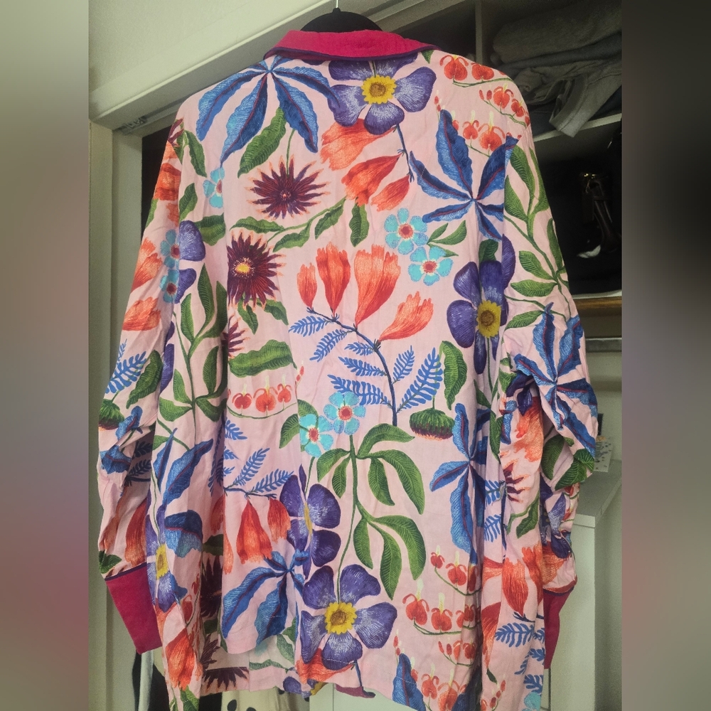 Rosa de Weerd for Anthropologie Flannel Sleep Top - Picture 2 of 2